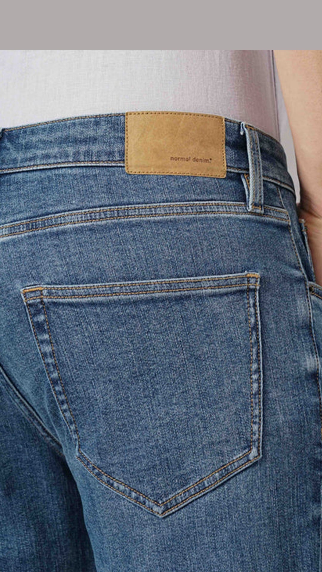 Celio Cotton Straight Fit Blue Jeans (50% Off)
