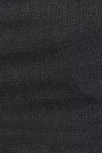 ALLEN SOLLY Women Black Regular Fit Textured Casual Trousers