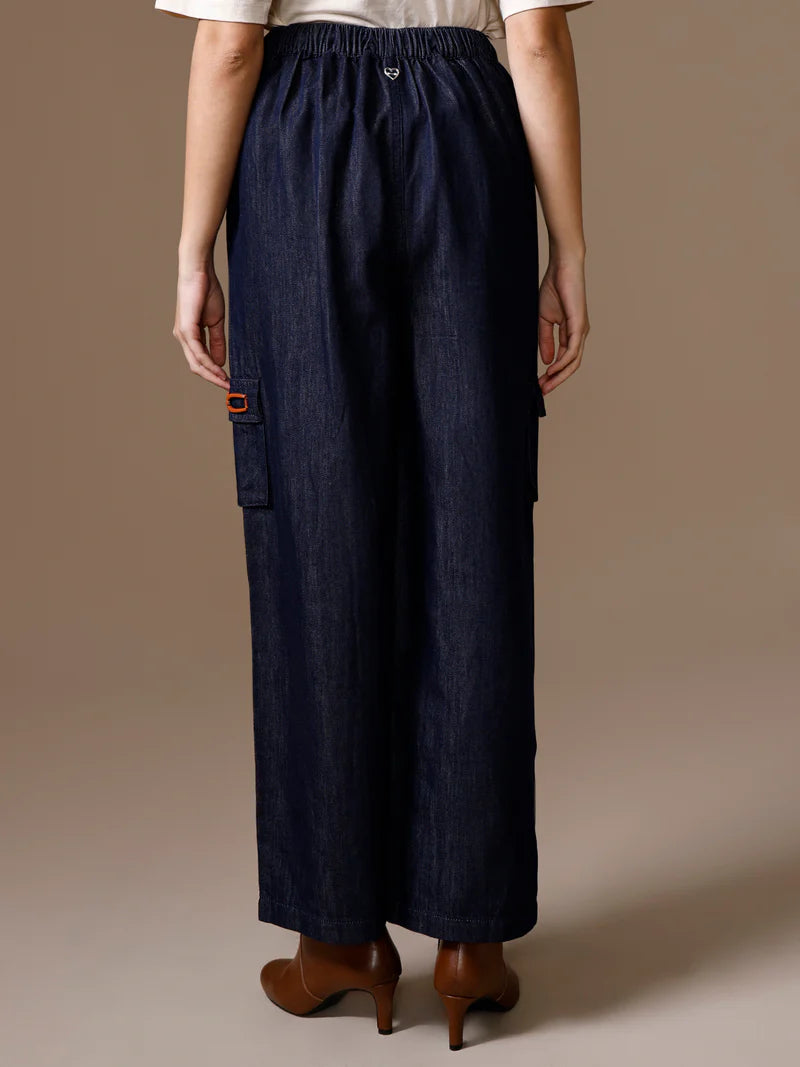 KAZO Cargo Wide Leg Jeans