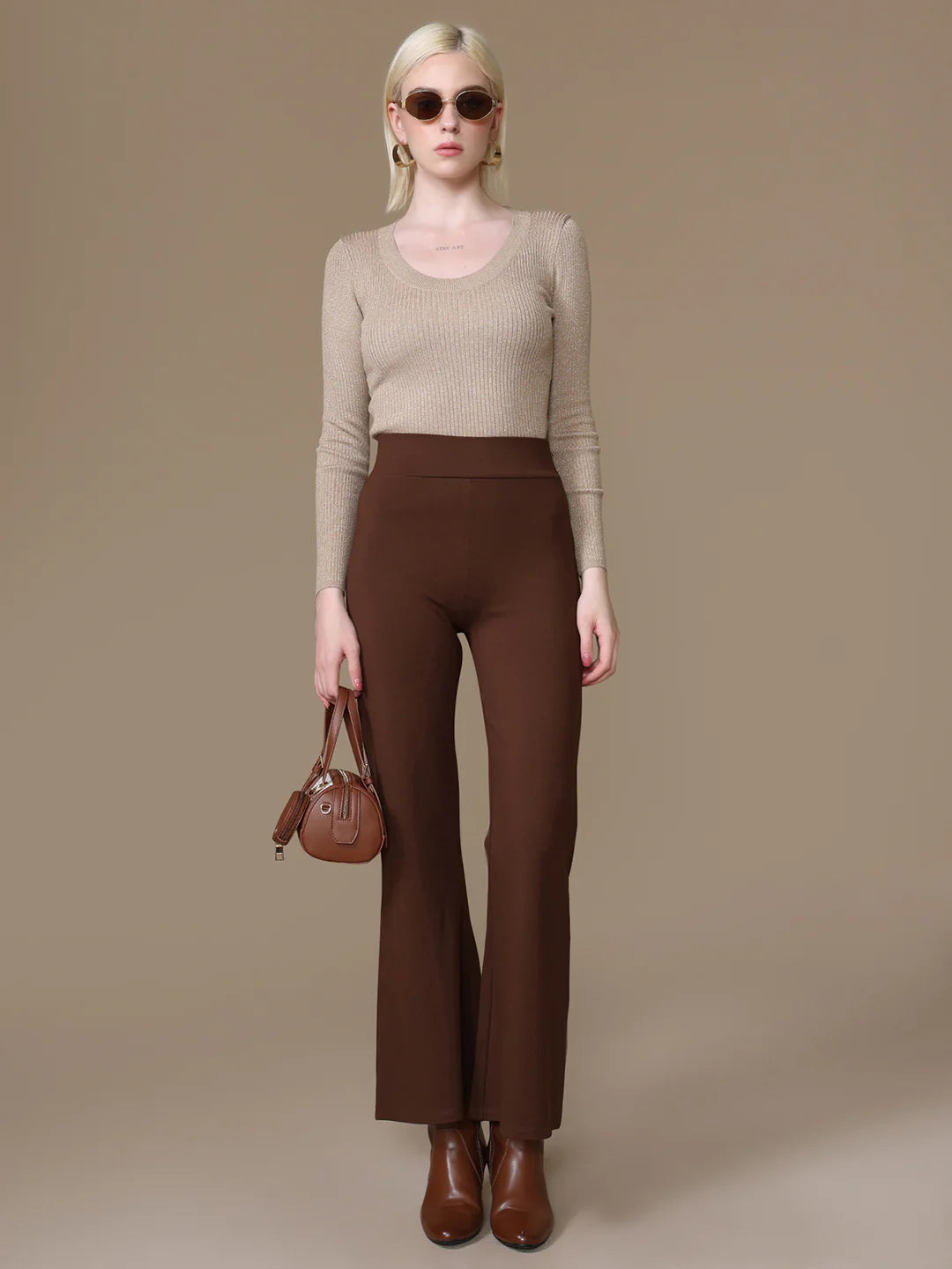 KAZO Jenna Flared Jeggings Pants