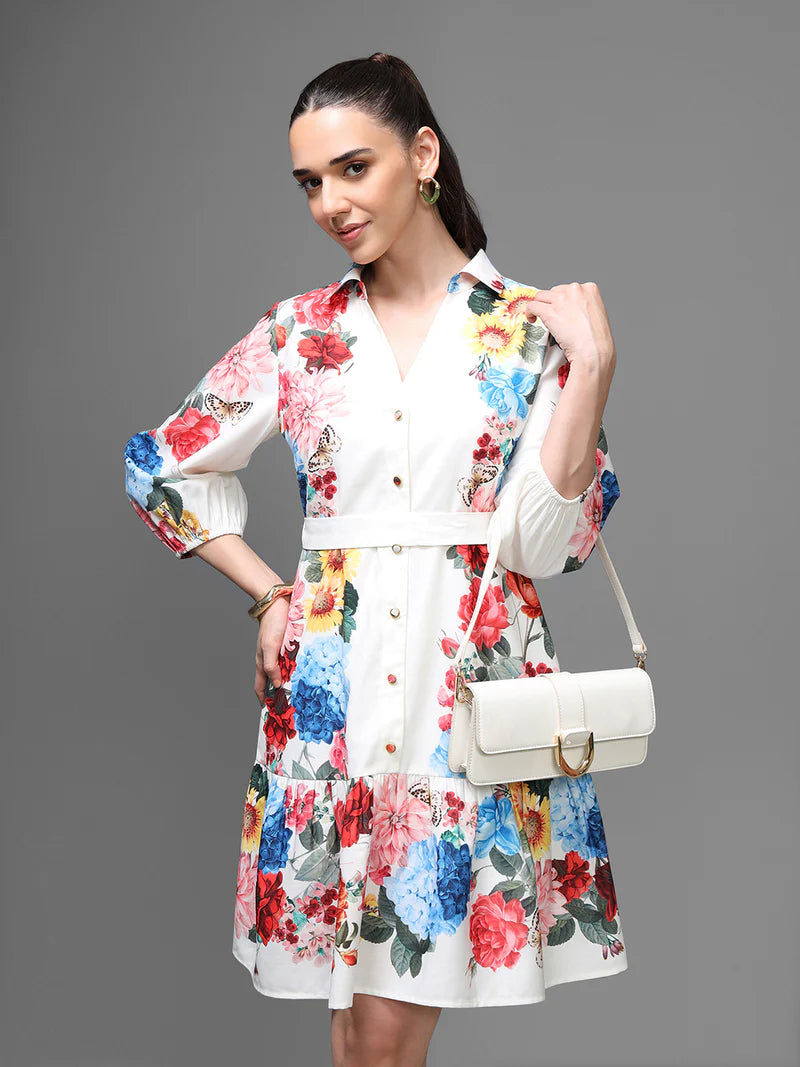 KAZO Lapin Mini Dress