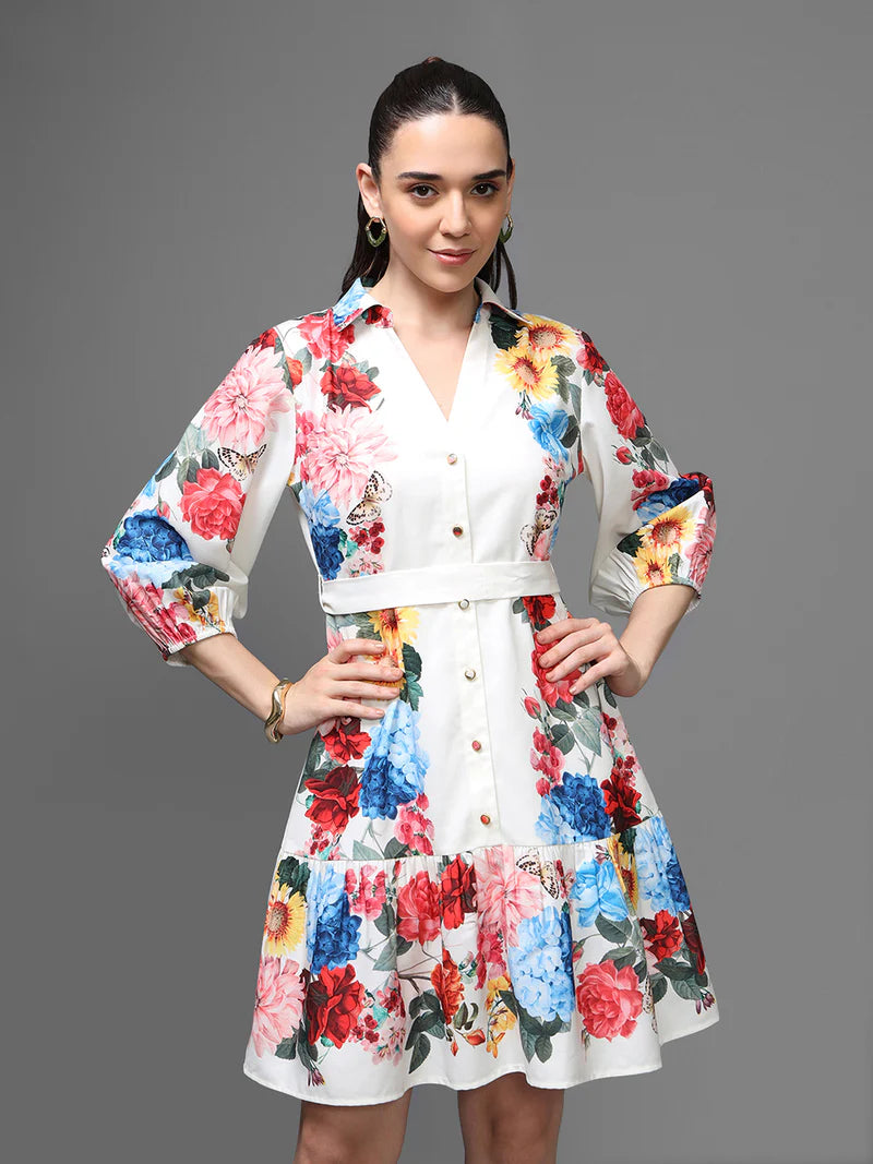 KAZO Lapin Mini Dress