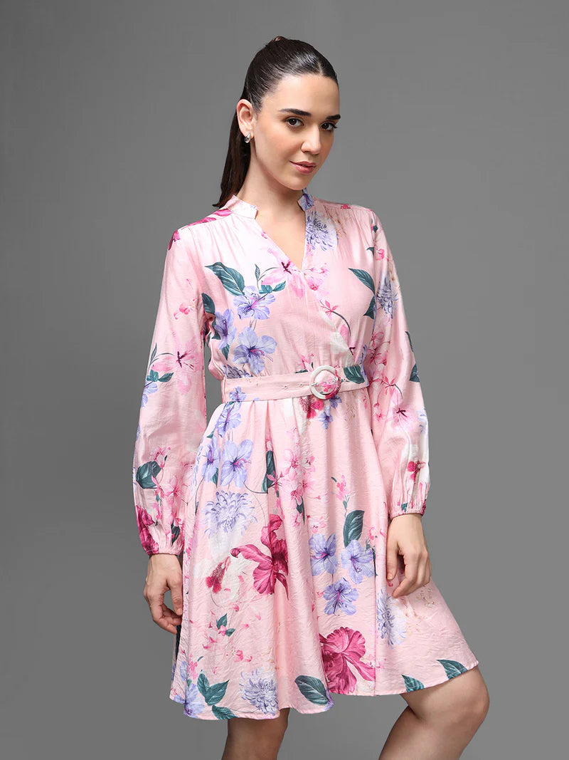 KAZO Lexington Mini Dress W Belt
