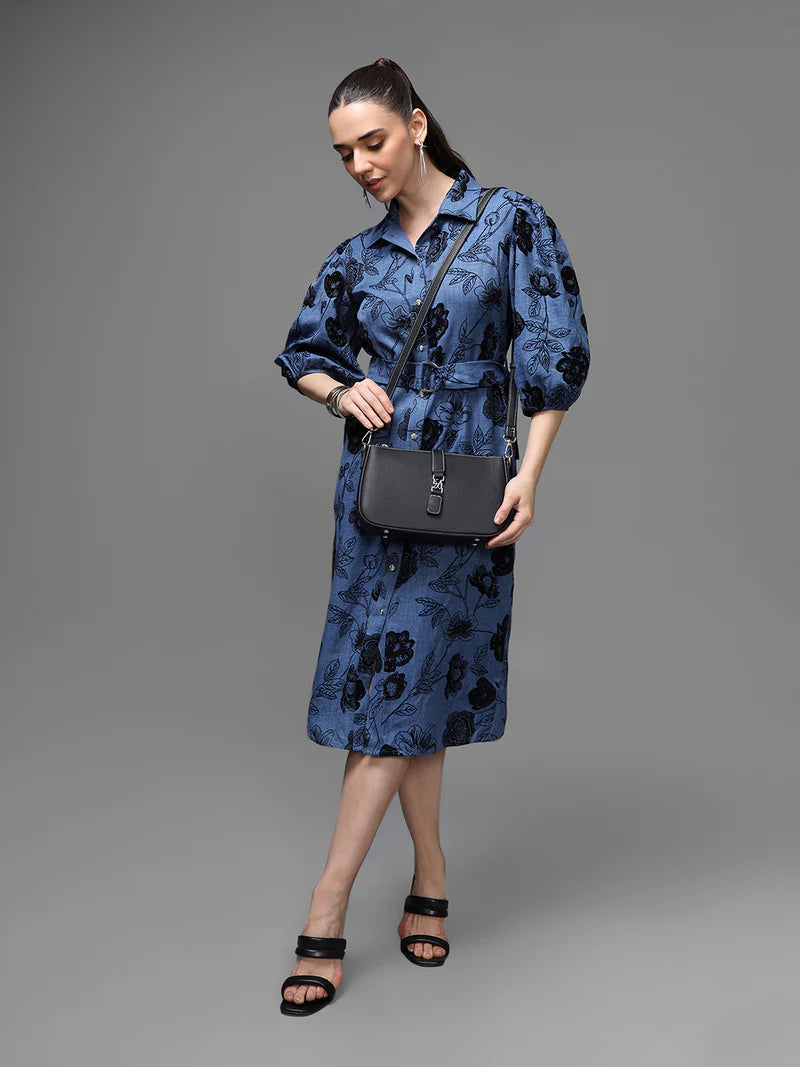 KAZO Amalfi Midi Dress W Belt