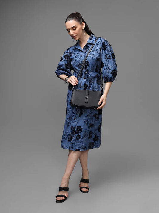 KAZO Amalfi Midi Dress W Belt