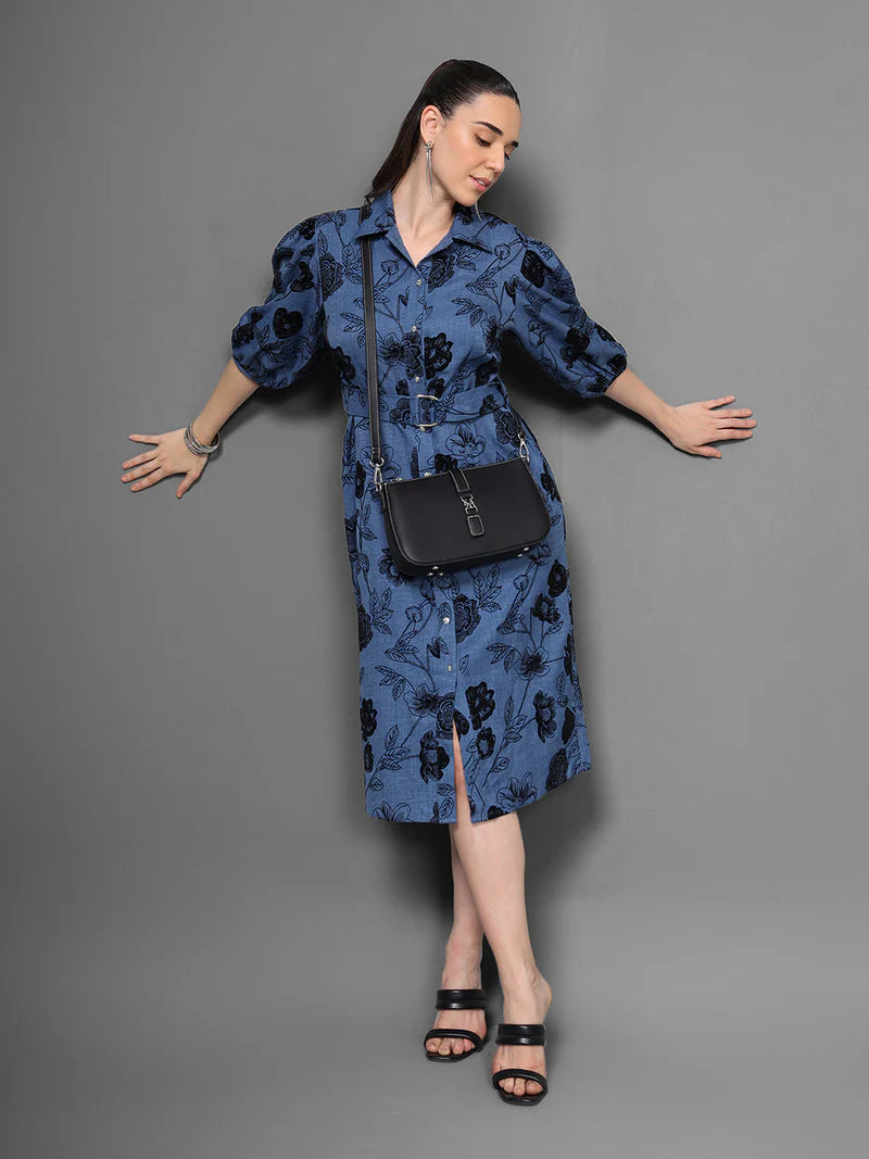 KAZO Amalfi Midi Dress W Belt