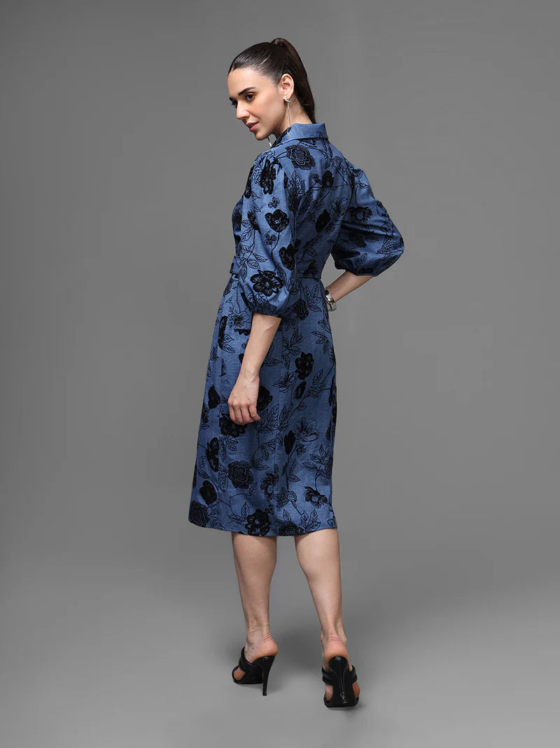 KAZO Amalfi Midi Dress W Belt