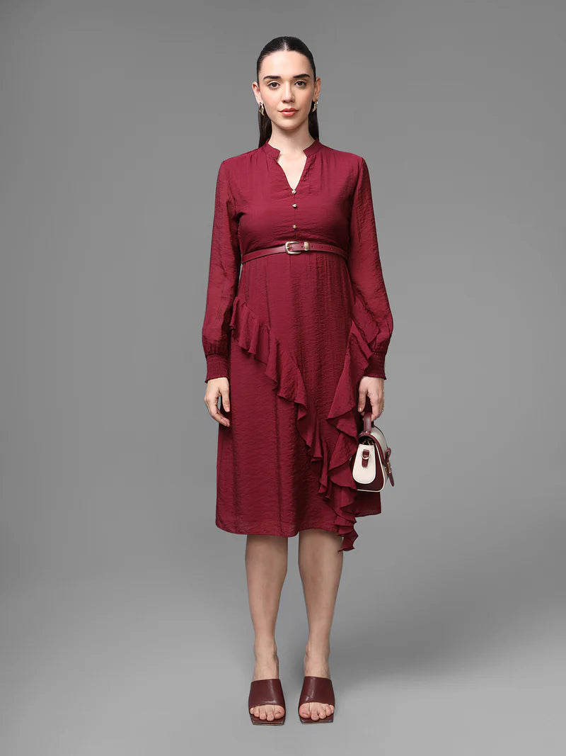 KAZO Athena Midi Dress W Belt