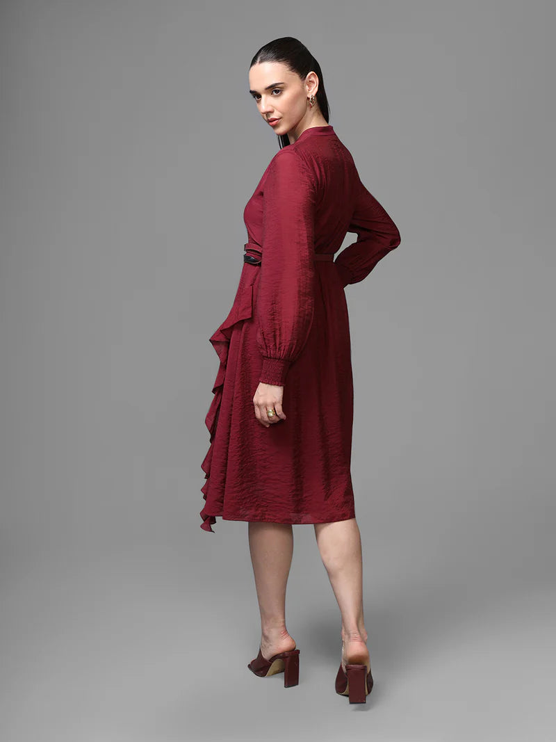 KAZO Athena Midi Dress W Belt
