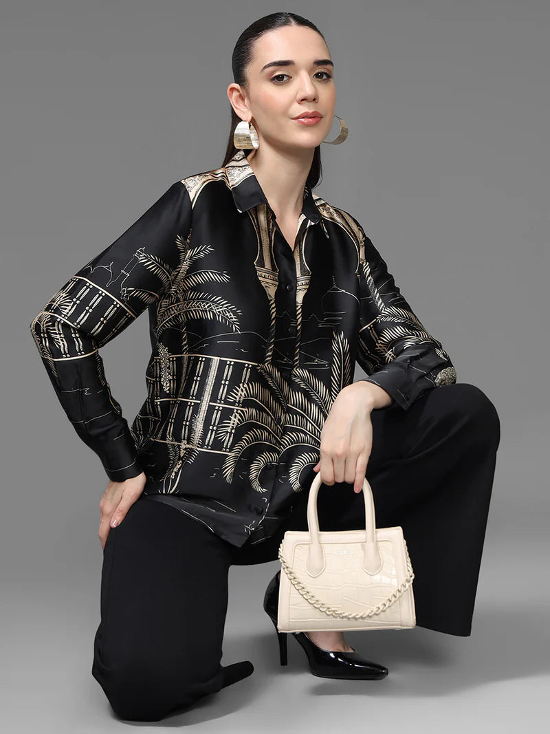 KAZO Roman Shirt Top