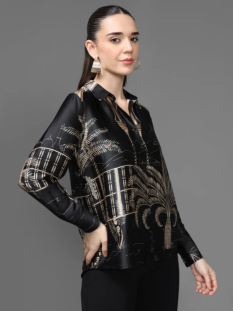 KAZO Roman Shirt Top