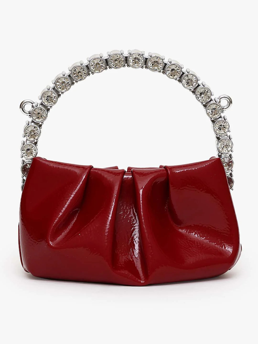 KAZO Rhinestone Mini City Glaze Clutch Bag